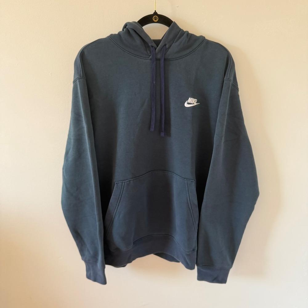 Nike Sportswear Men's Fleece Pullover Hoodie Obsidian Large
